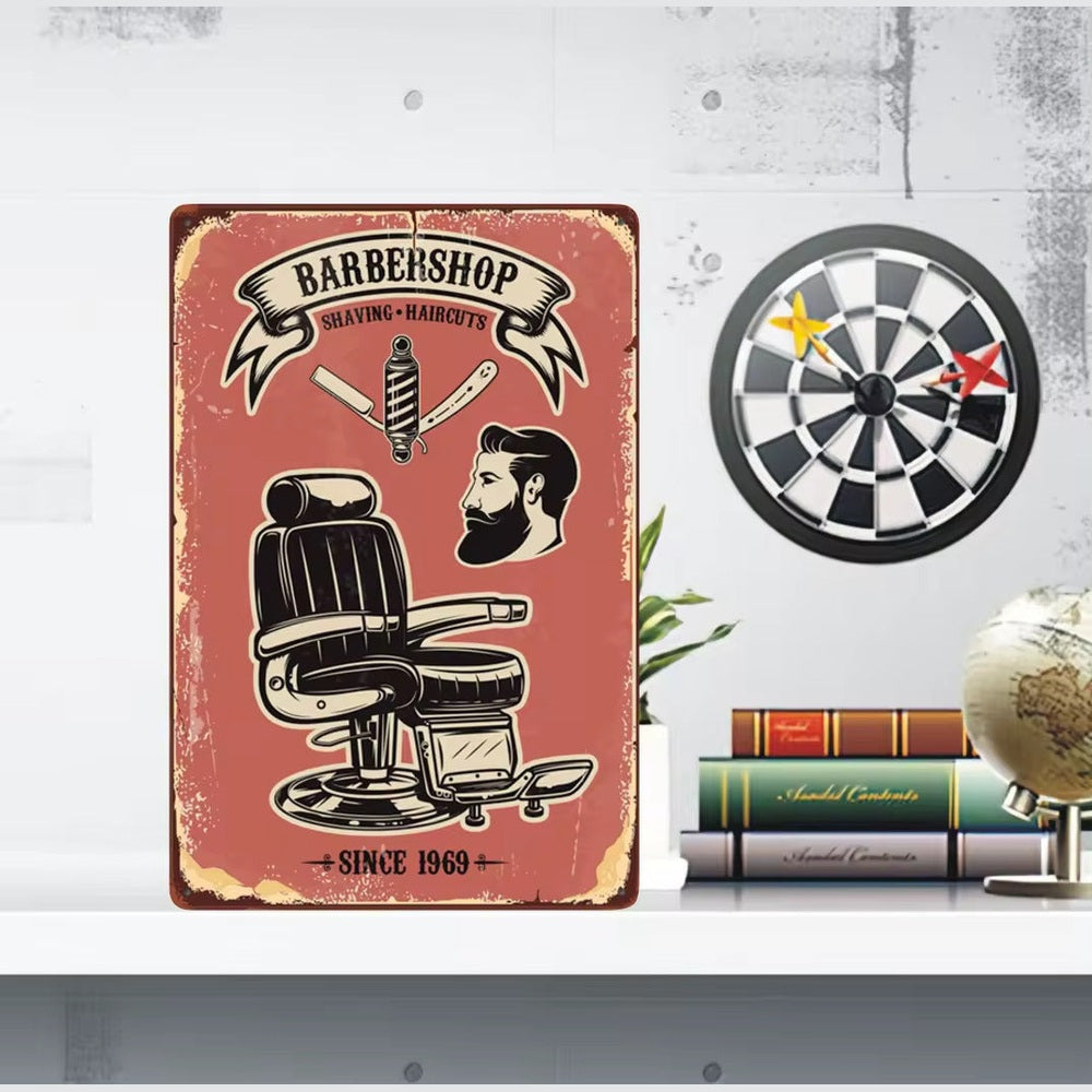 Barber Shop Shaving - Haircuts Vintage Novelty Metal Sign 12" x 8" Wall Art Home & Garden:Home Décor:Plaques & Signs Style Your Walls